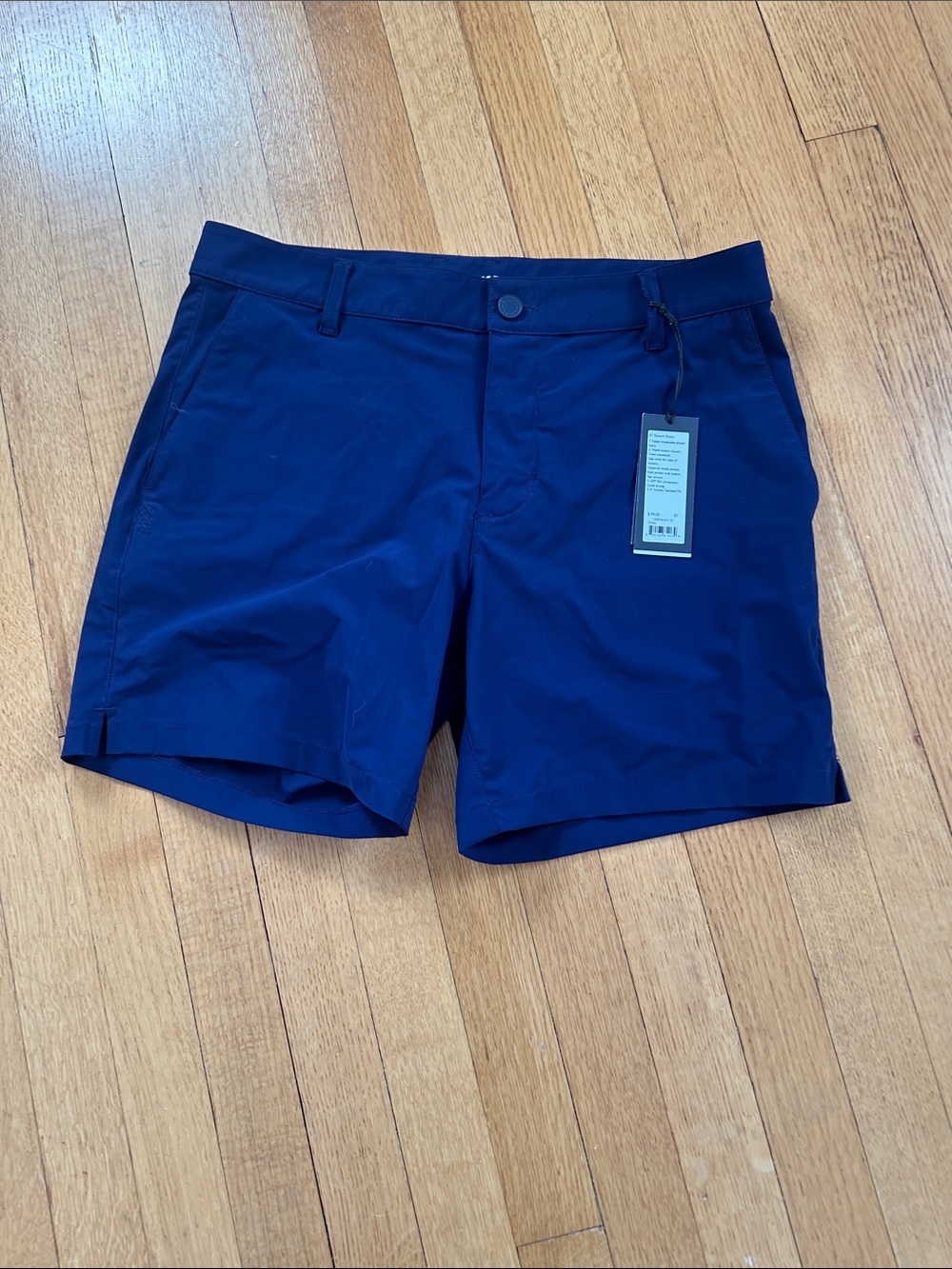 RHONE Men's Navy Blue Performance Shorts